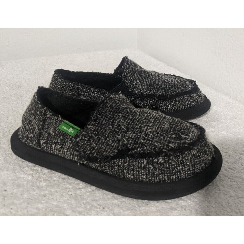 Sanuk Kids Lil Donna Knitster Slip On Shoes Sidewalk Surfers Sz 10